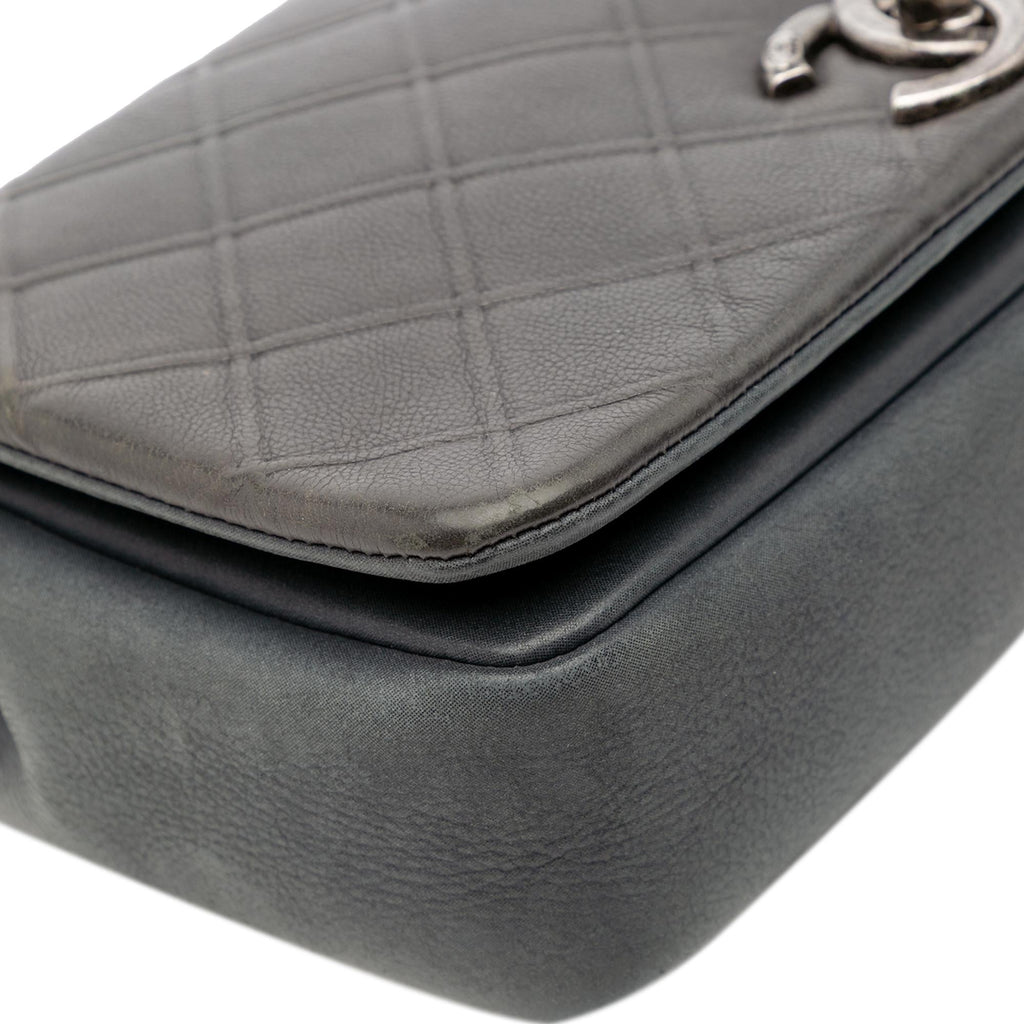 Chanel Paris Edinburgh Medium Diamond Embossed Calfskin New Chic Flap