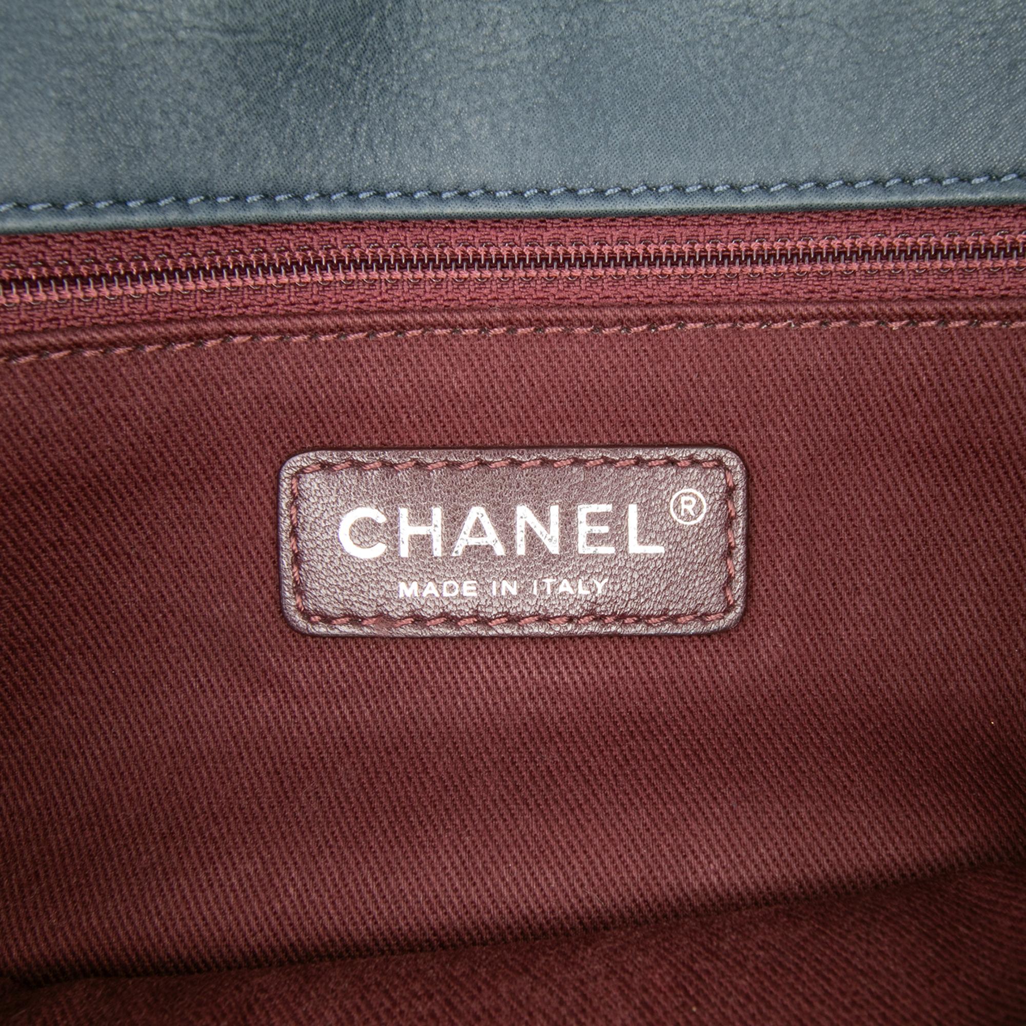 Chanel Paris Edinburgh Medium Diamond Embossed Calfskin New Chic Flap