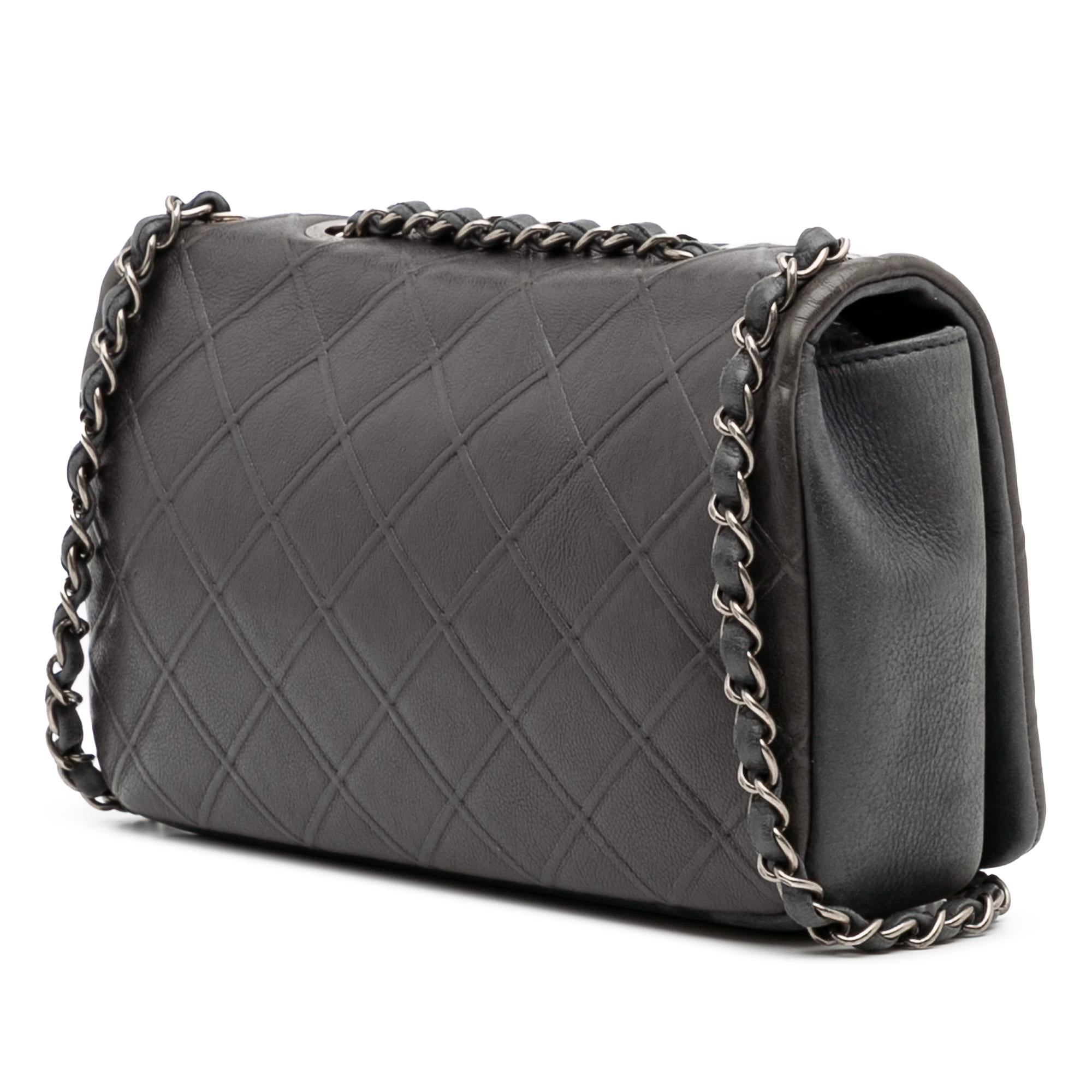 Chanel Paris Edinburgh Medium Diamond Embossed Calfskin New Chic Flap