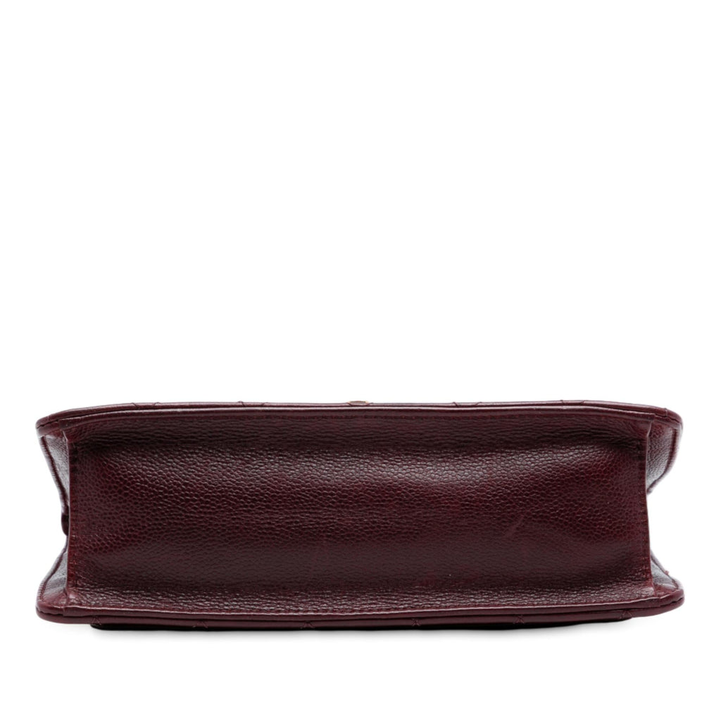 Chanel Paris Edinburgh Quilted Caviar Retro Class Flap