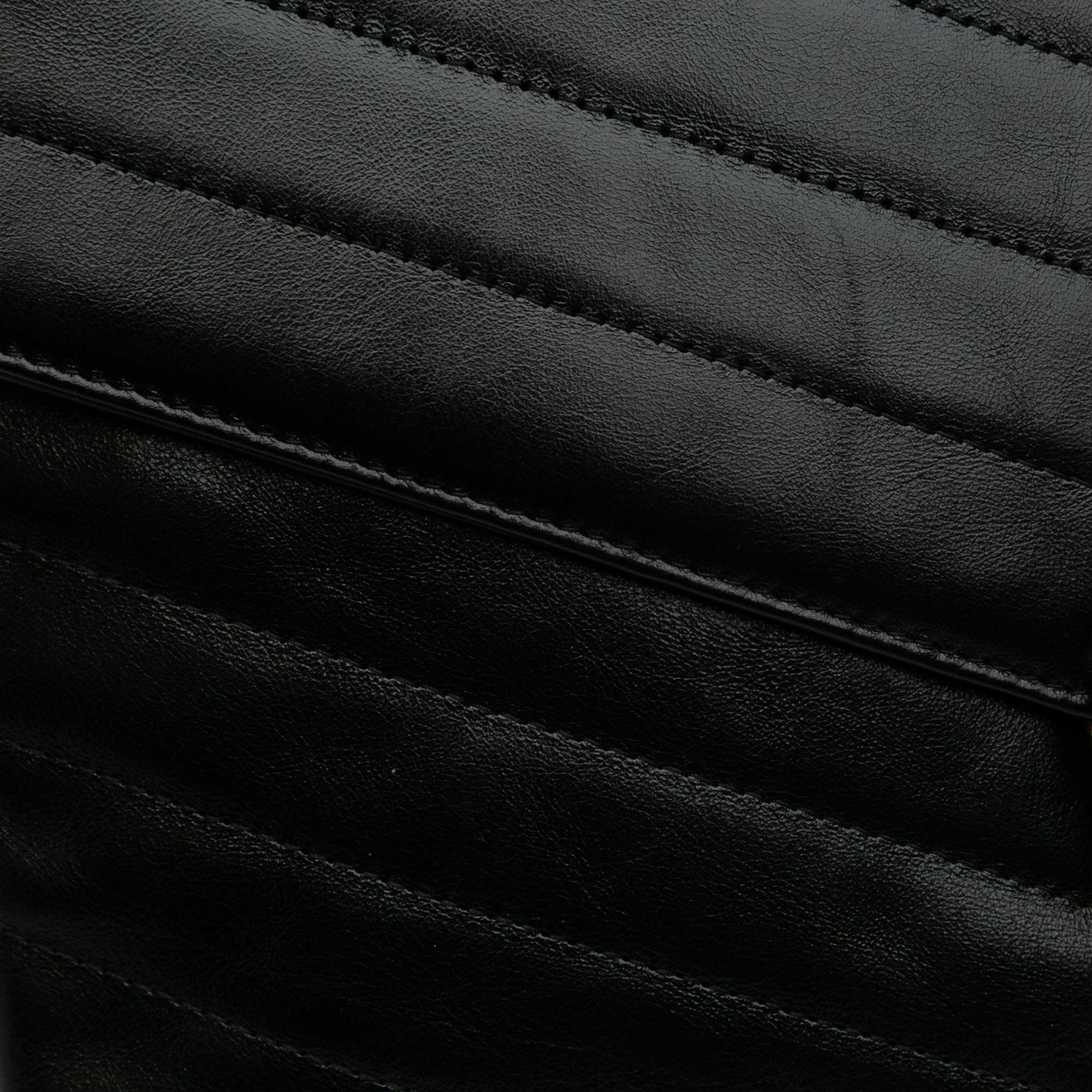 Chanel Paris Hamburg Chevron Lambskin Clutch