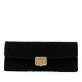 Chanel Paris Hamburg Quilted Velvet Clutch