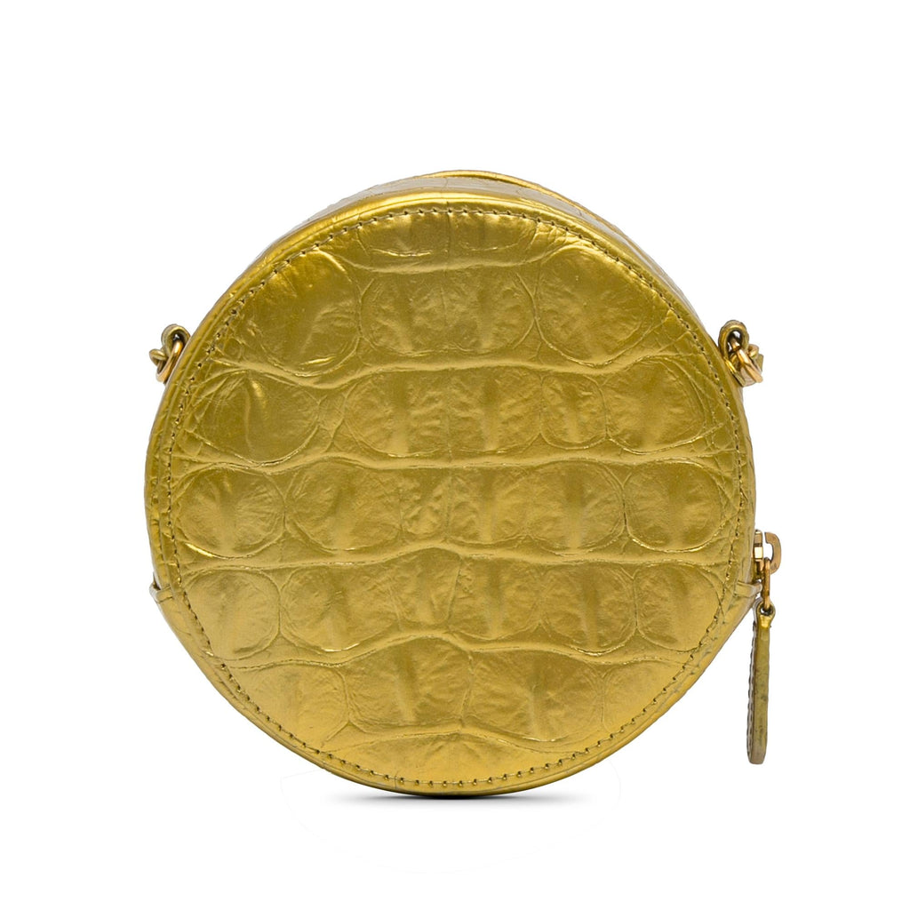 Chanel Paris-New York Coco Croc Round Crossbody Bag (SHG-5kZNxM)