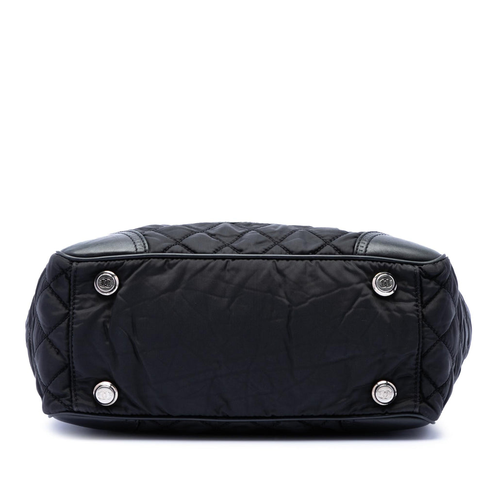 Chanel Paris New York Quilted Nylon Tote