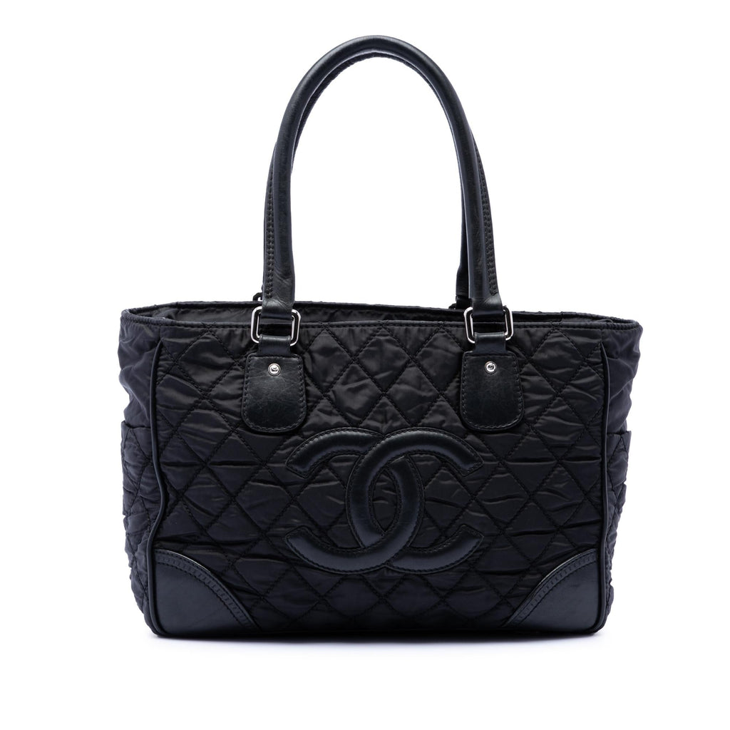Chanel Paris New York Quilted Nylon Tote