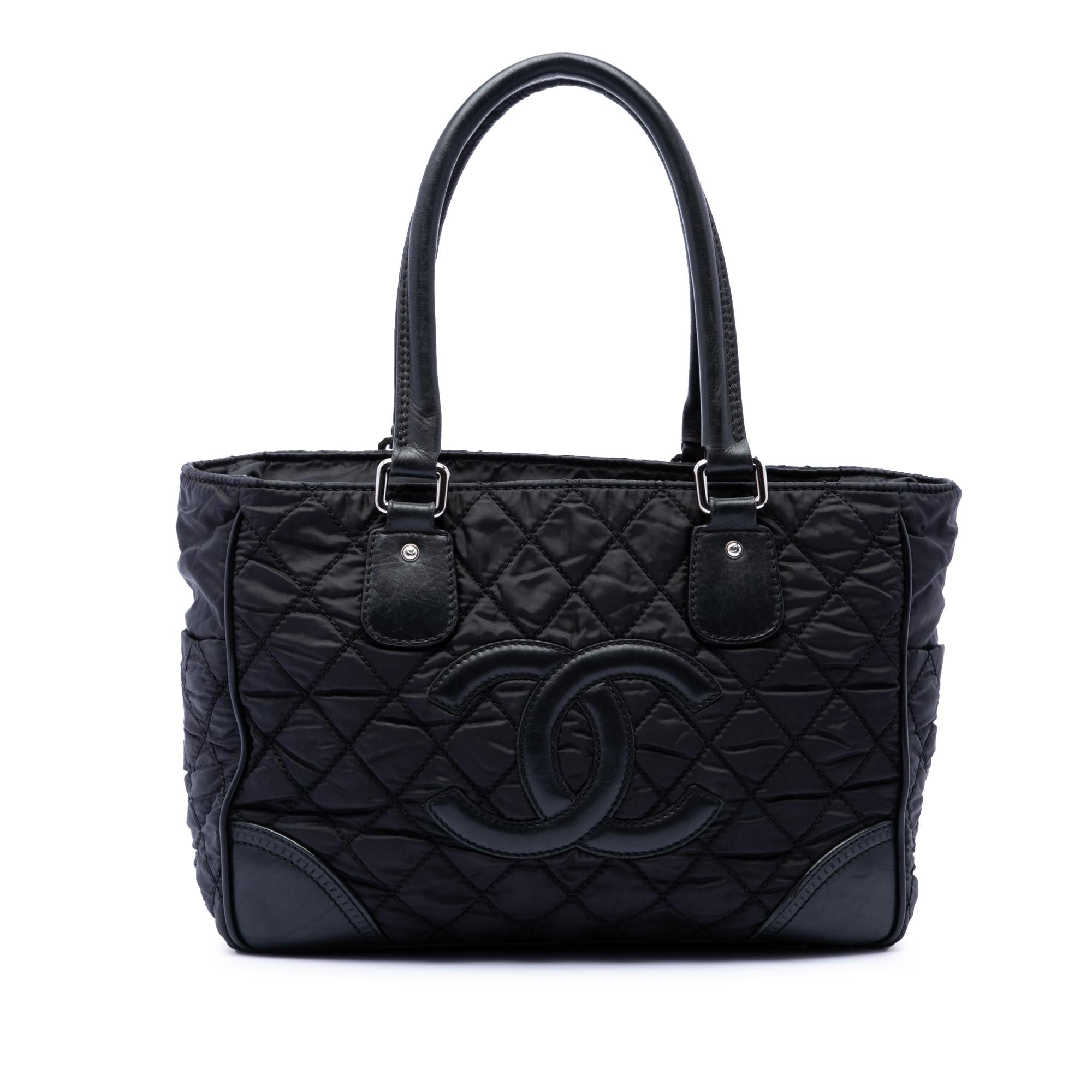 Chanel Paris New York Quilted Nylon Tote