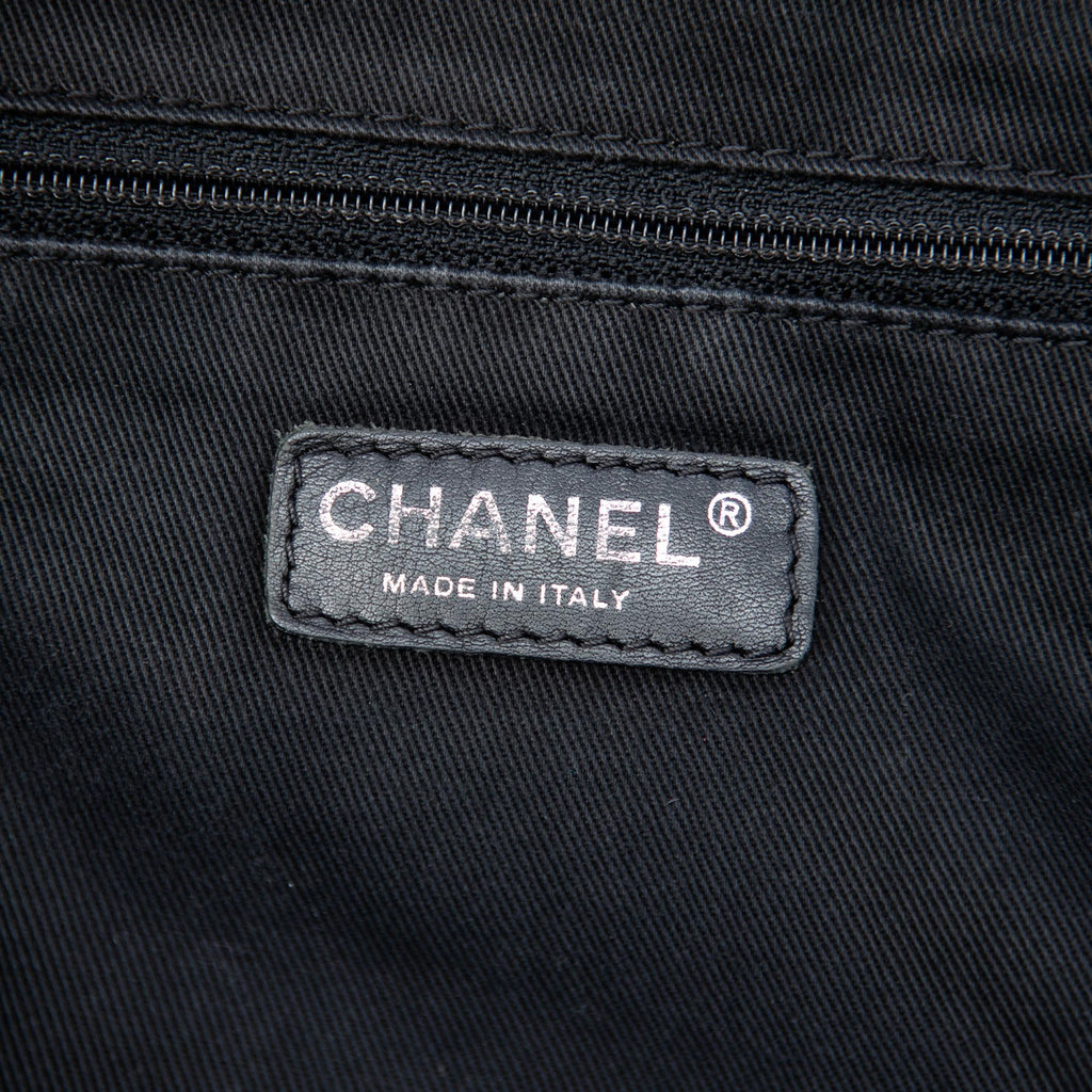 Chanel Paris New York Quilted Nylon Tote
