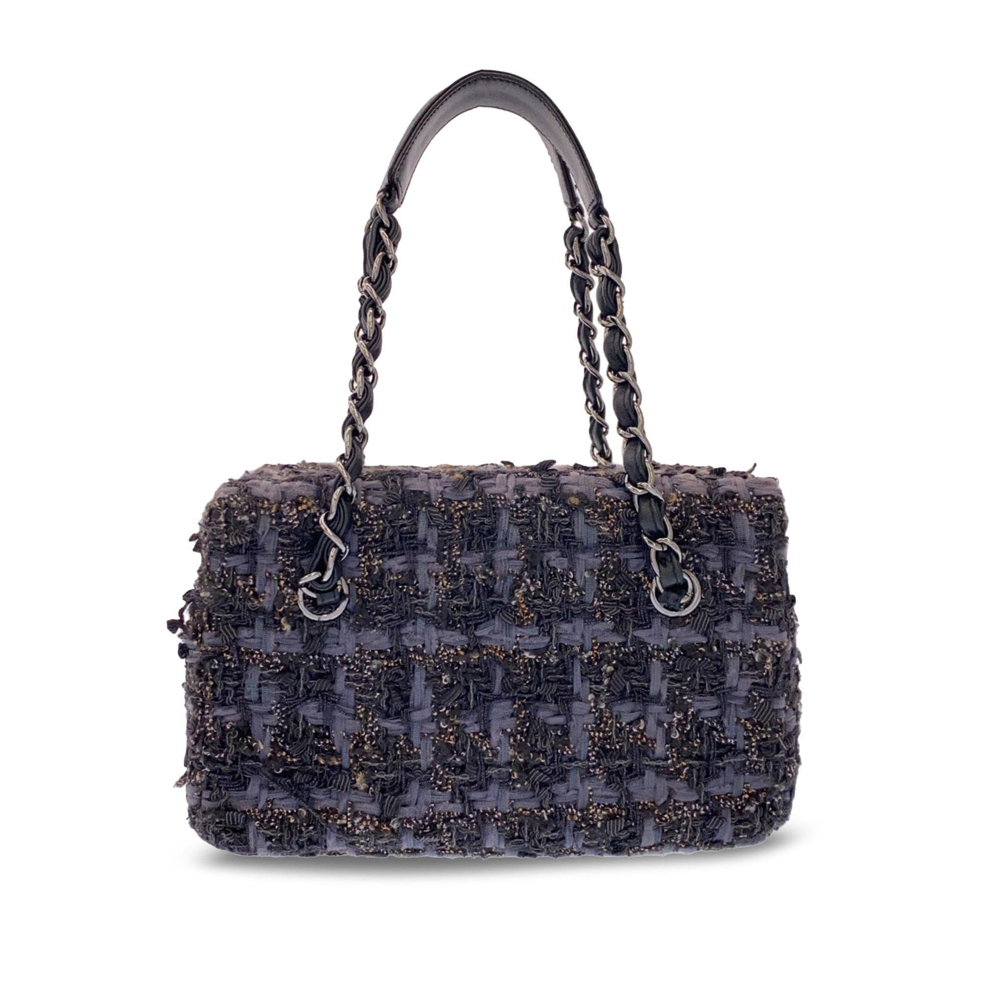 Chanel Paris-New York Tweed Box Bag (SHG-7FxkBw)