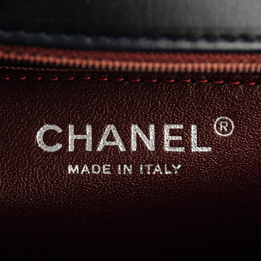 CHANEL PARIS SALZBURG CALFSKIN EMBOSSED BOY FLAP BAG