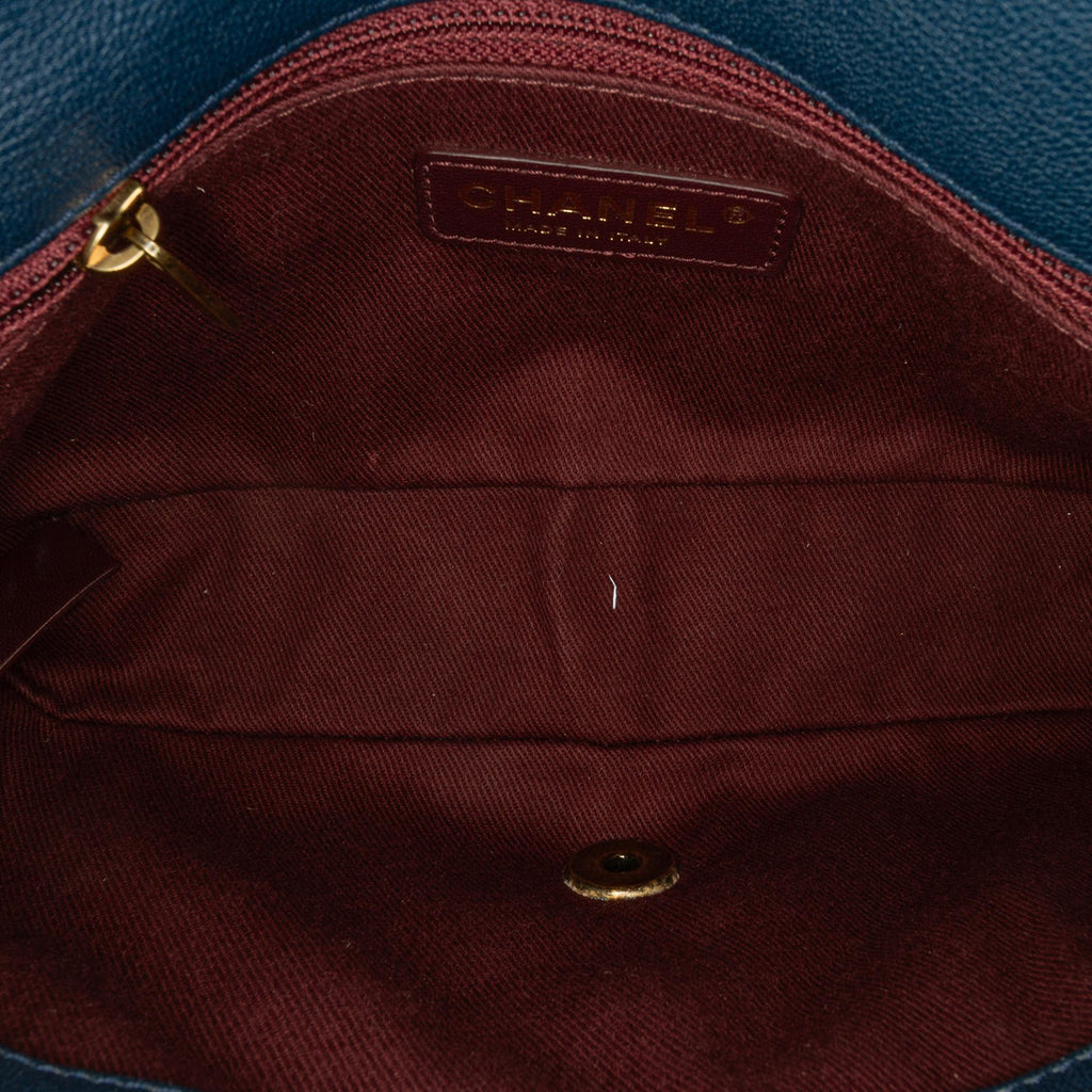 Chanel Paris-Salzburg Medium Patent Goatskin CC Eyelet Flap