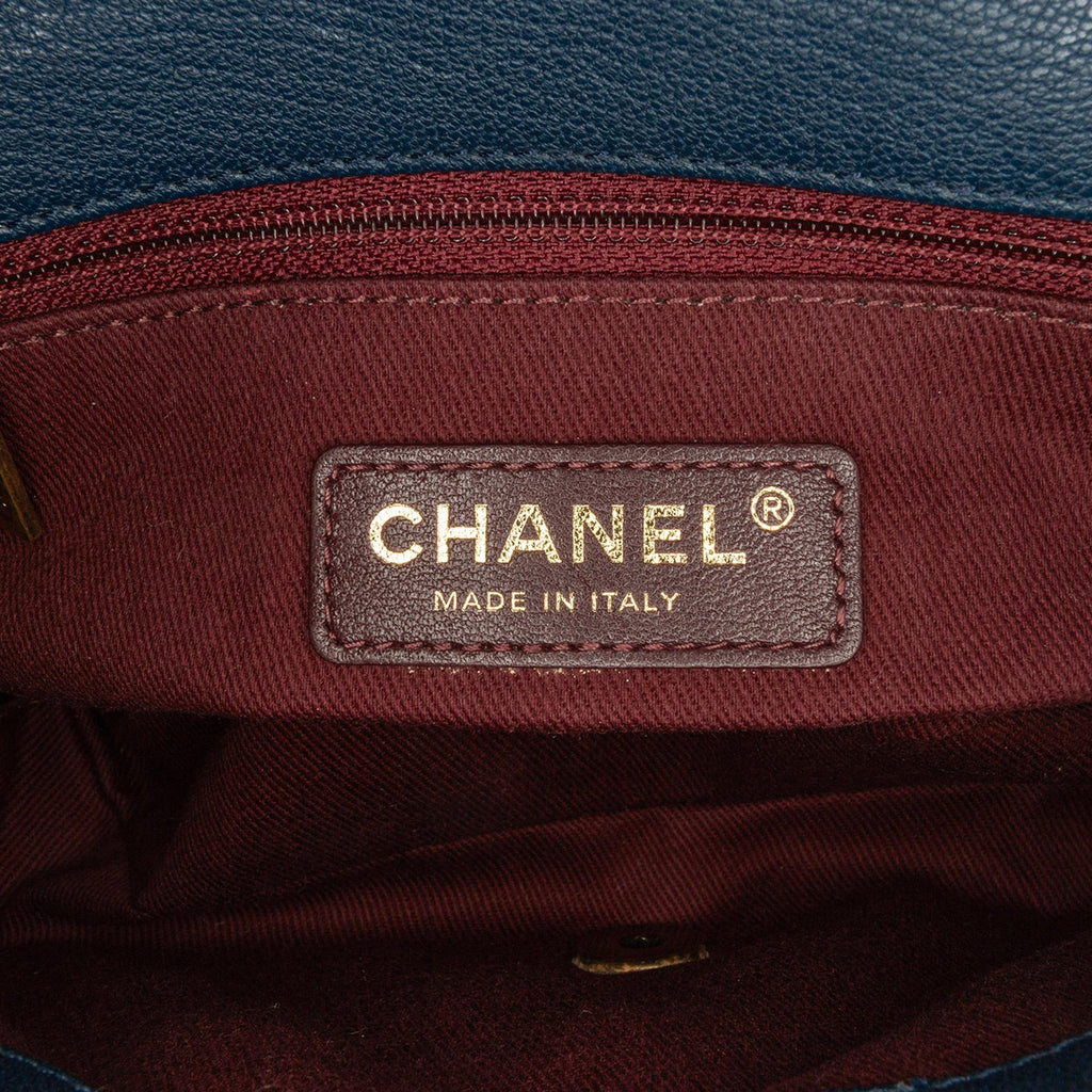 Chanel Paris-Salzburg Medium Patent Goatskin CC Eyelet Flap