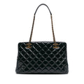 Chanel Paris Salzburg Patent and Goatskin CC Eyelet Tote