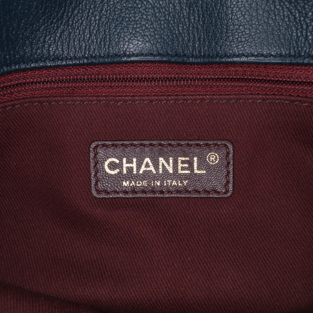 Chanel Paris Salzburg Patent and Goatskin CC Eyelet Tote