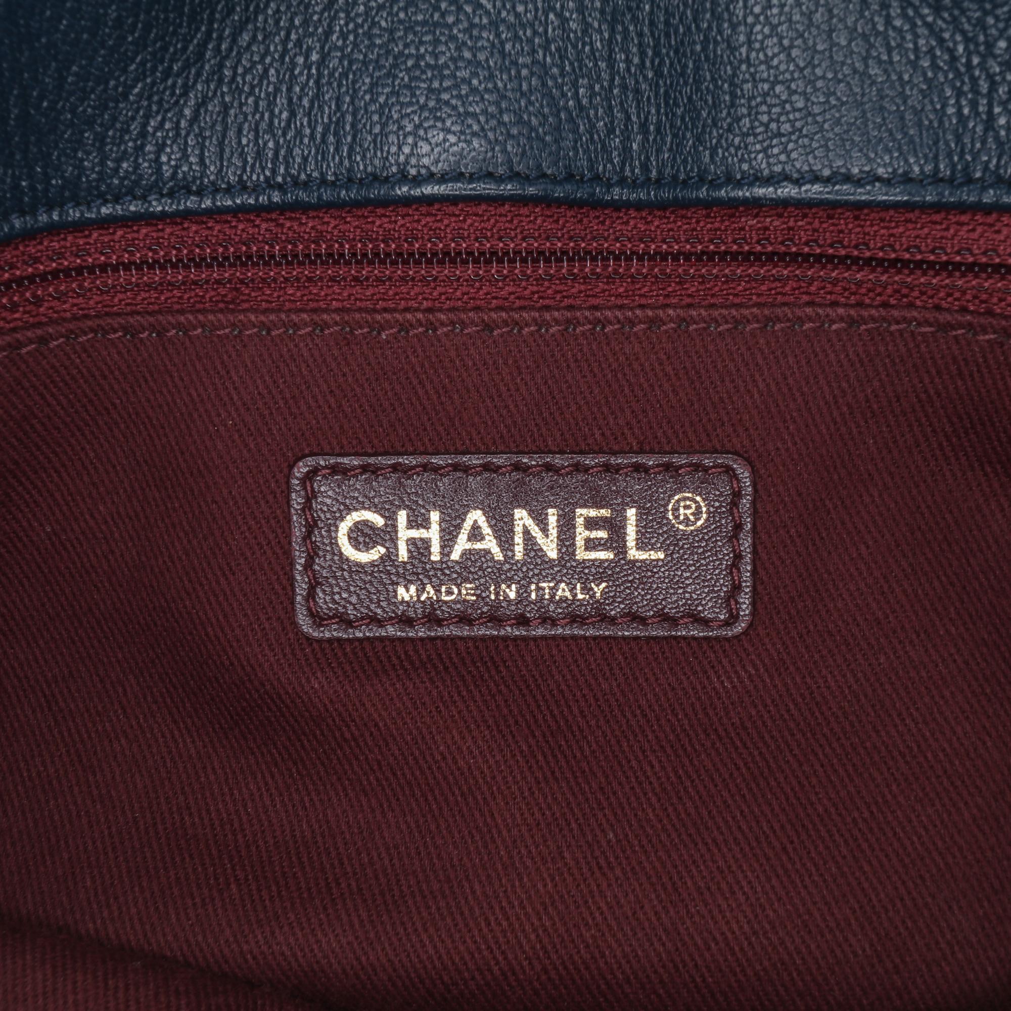 Chanel Paris Salzburg Patent and Goatskin CC Eyelet Tote