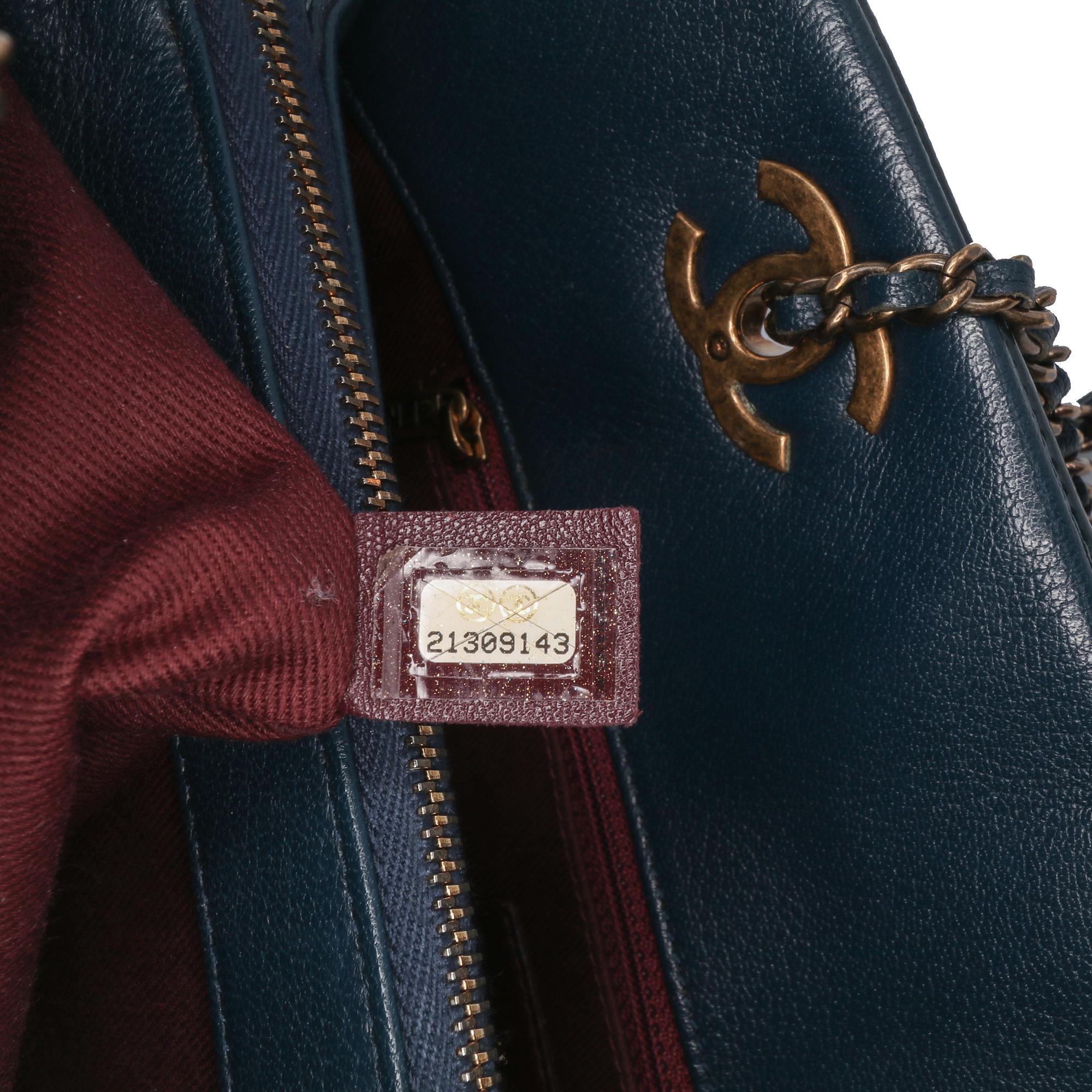 Chanel Paris Salzburg Patent and Goatskin CC Eyelet Tote