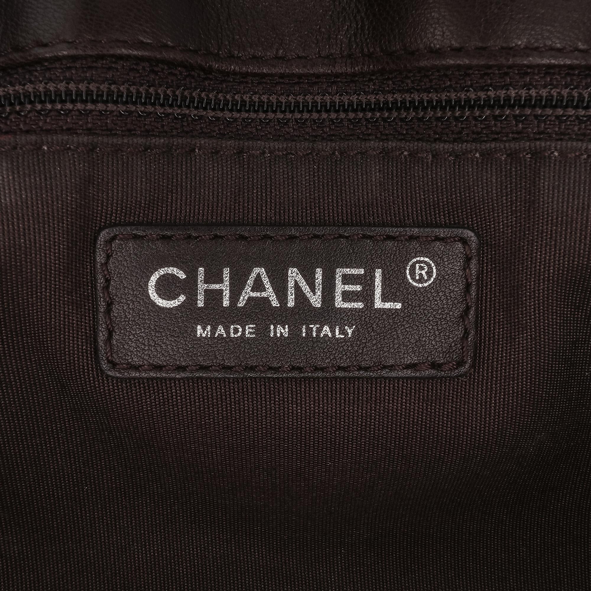 Chanel Paris-Salzburg Quilted Lambskin and Pony Hair Saddle Crossbody