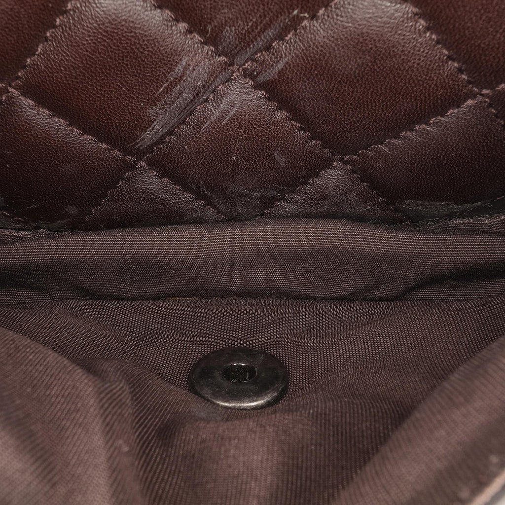 Chanel Paris-Salzburg Quilted Lambskin and Pony Hair Saddle Crossbody