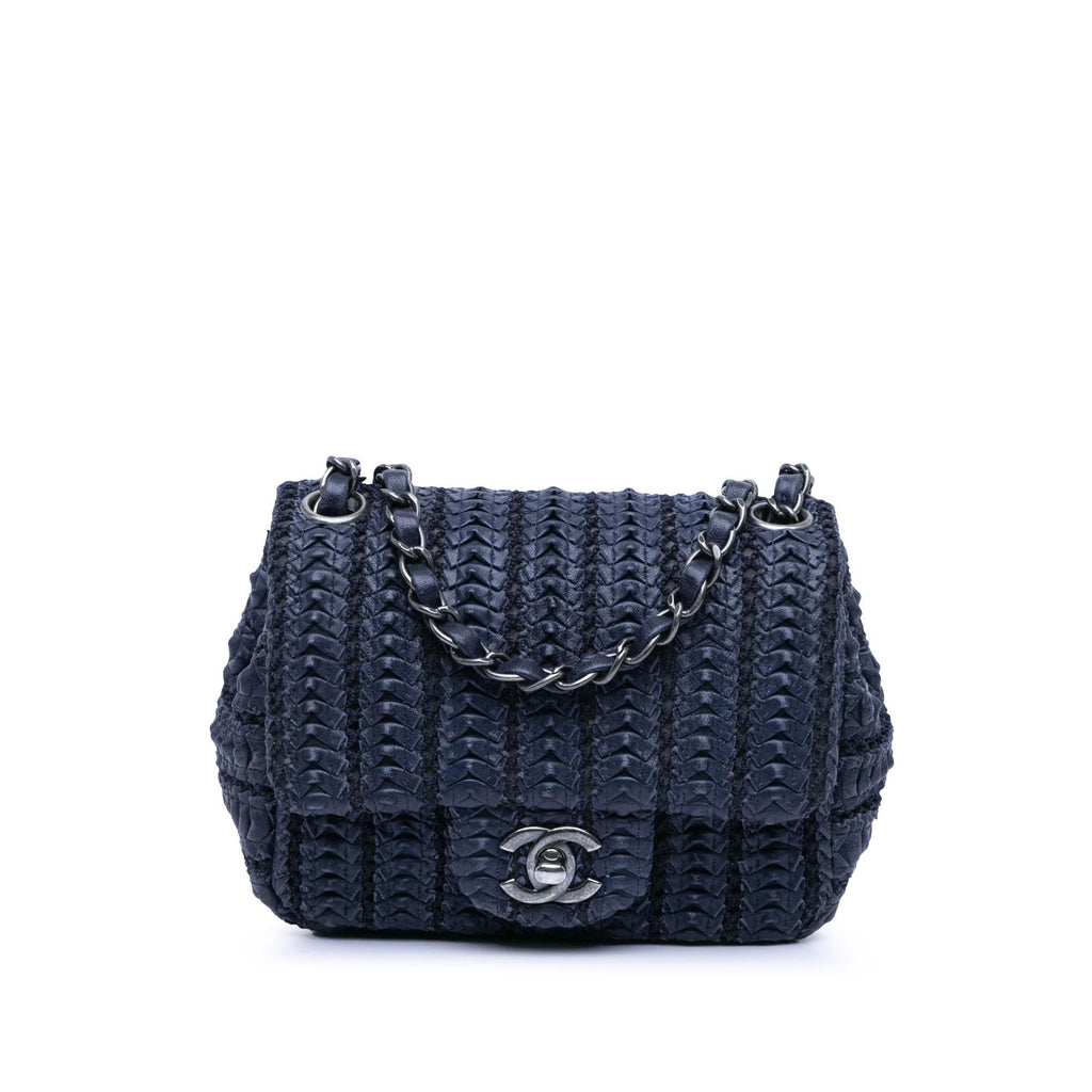 Chanel Paris Seoul Mini Crochet Lambskin Single Flap