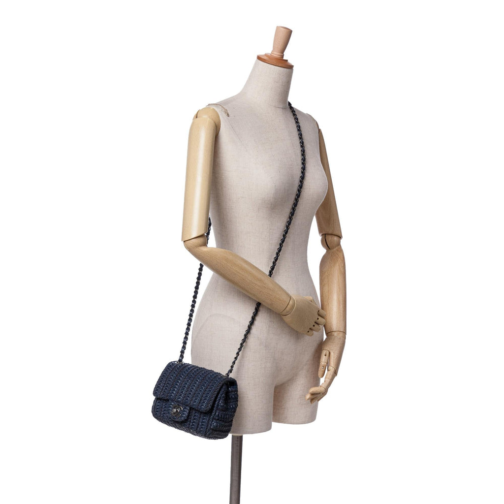 Chanel Paris Seoul Mini Crochet Lambskin Single Flap