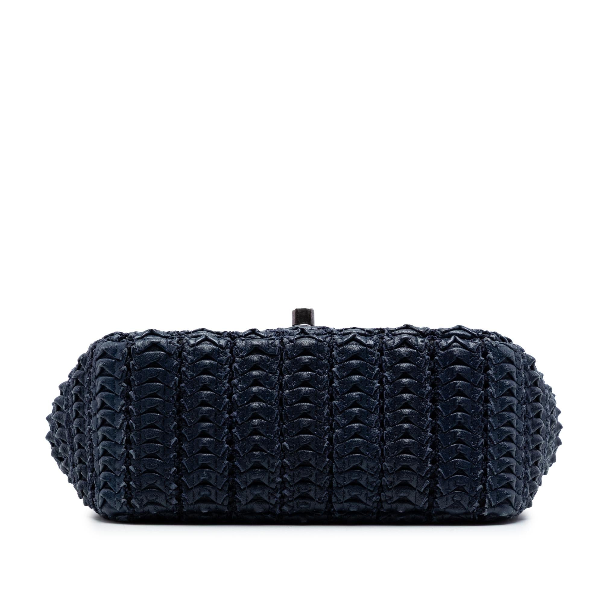 Chanel Paris Seoul Mini Crochet Lambskin Single Flap