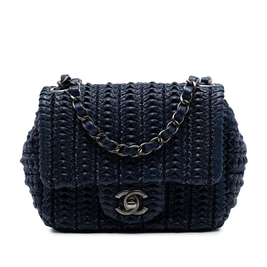 Chanel Paris Seoul Mini Crochet Lambskin Single Flap