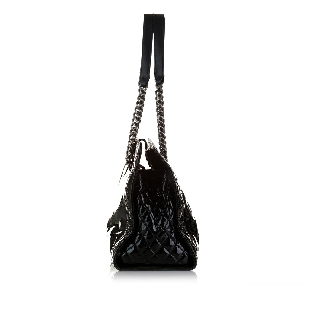 Chanel Patent Boy Reverso Shopping Tote
