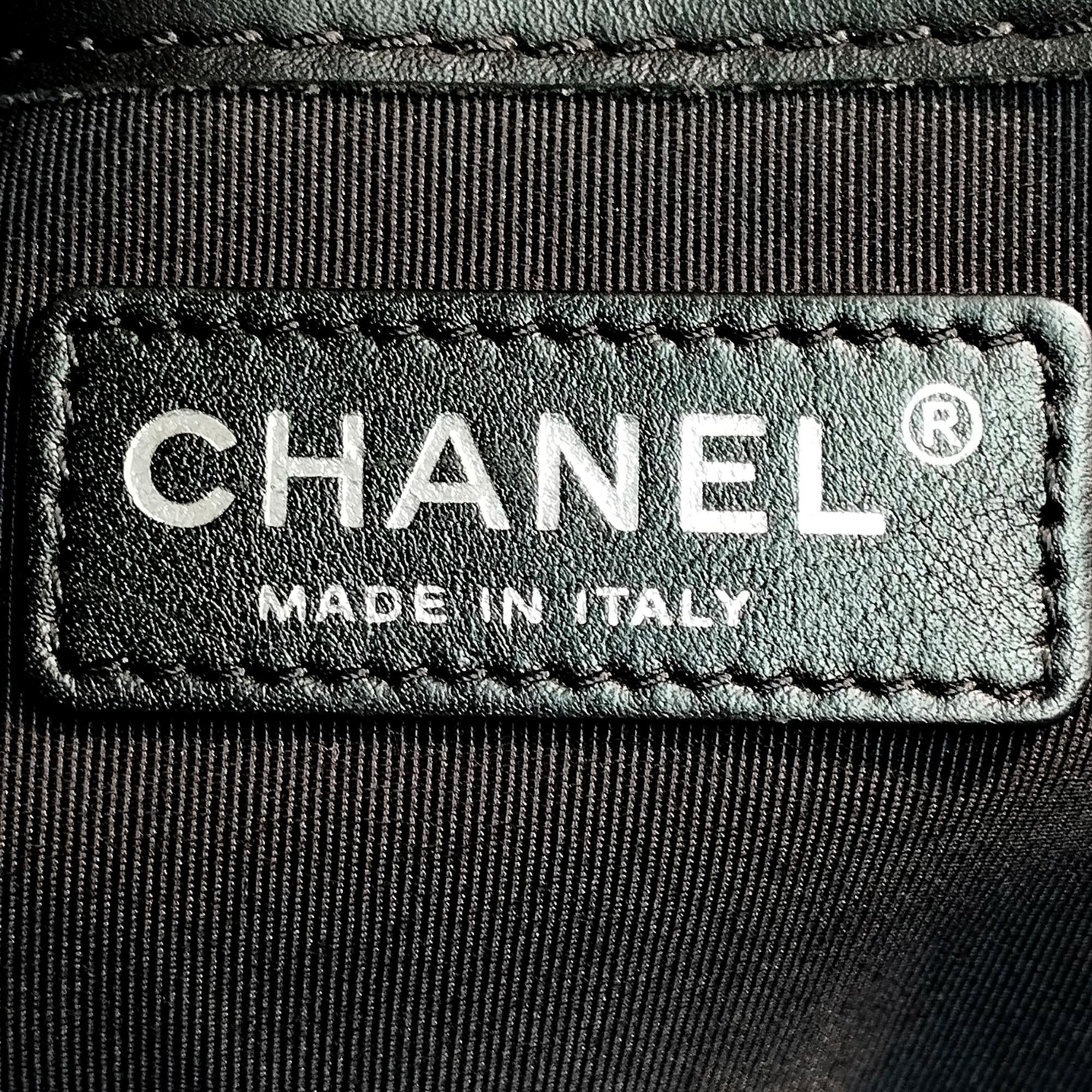 Chanel Patent Boy Reverso Shopping Tote