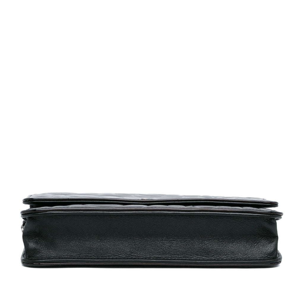 Chanel Patent Camellia Wallet On Chain (SHG-s5zcX3)