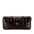 Chanel Patent Choco Bar East West Flap (SHG-0yHZCX)