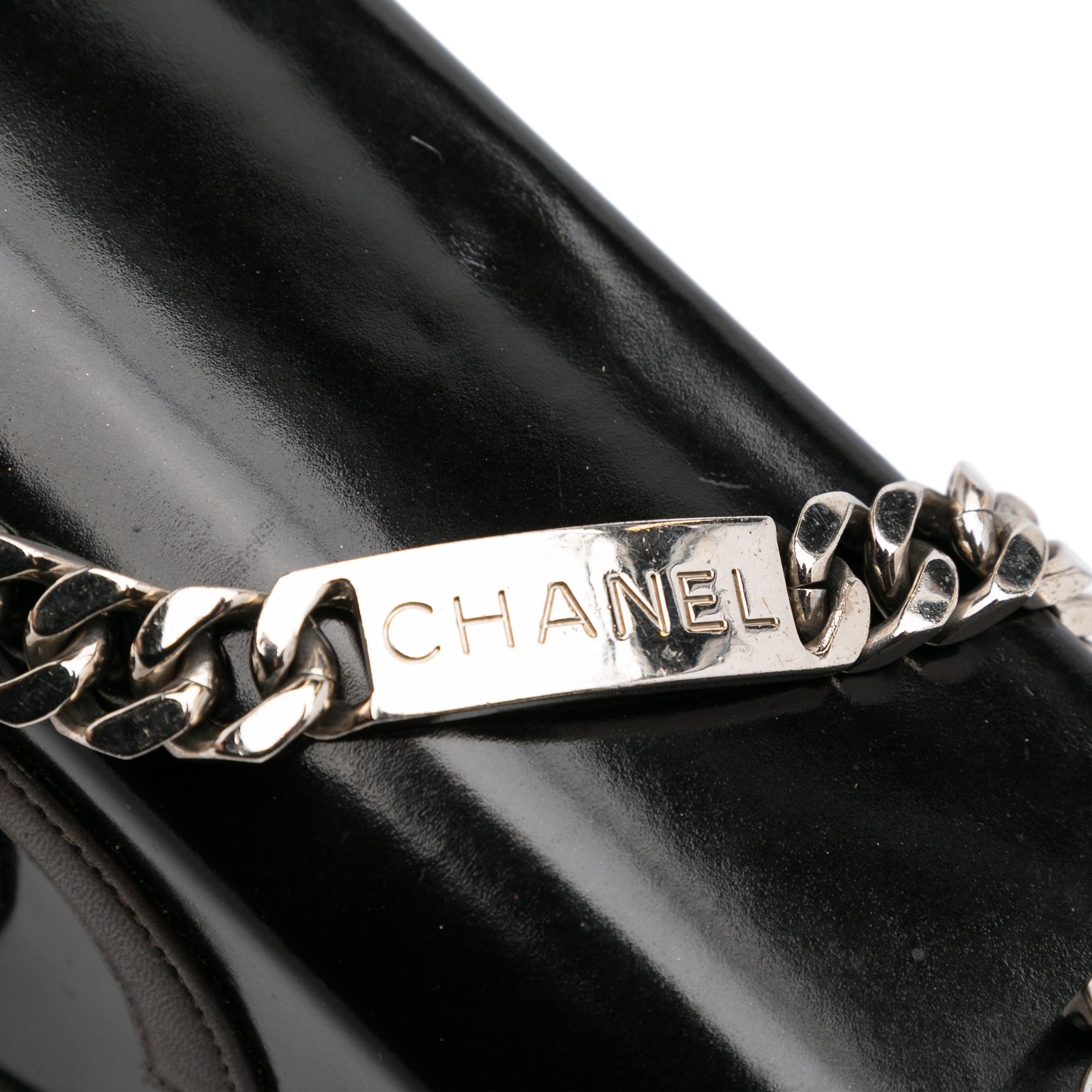 Chanel Patent Flap Handbag (SHG-WgjTfx)