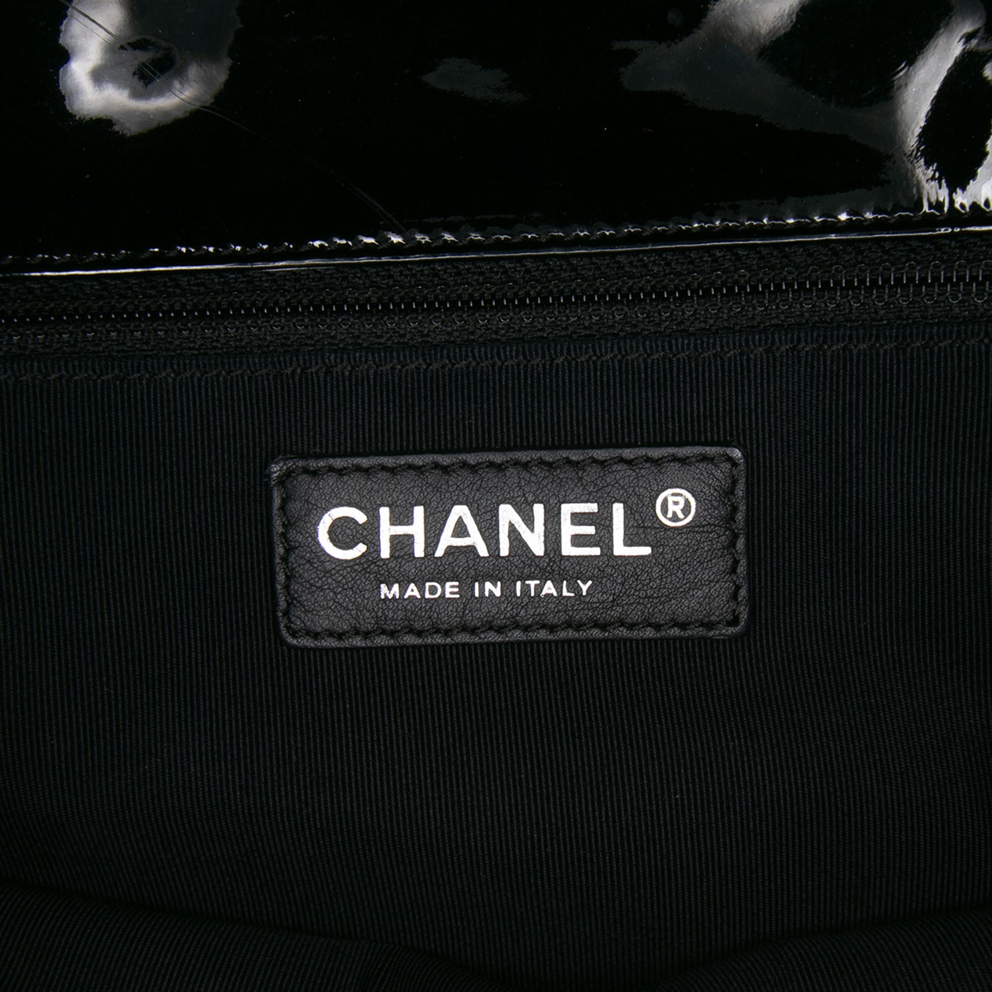 Chanel Patent Grand Shopping Tote