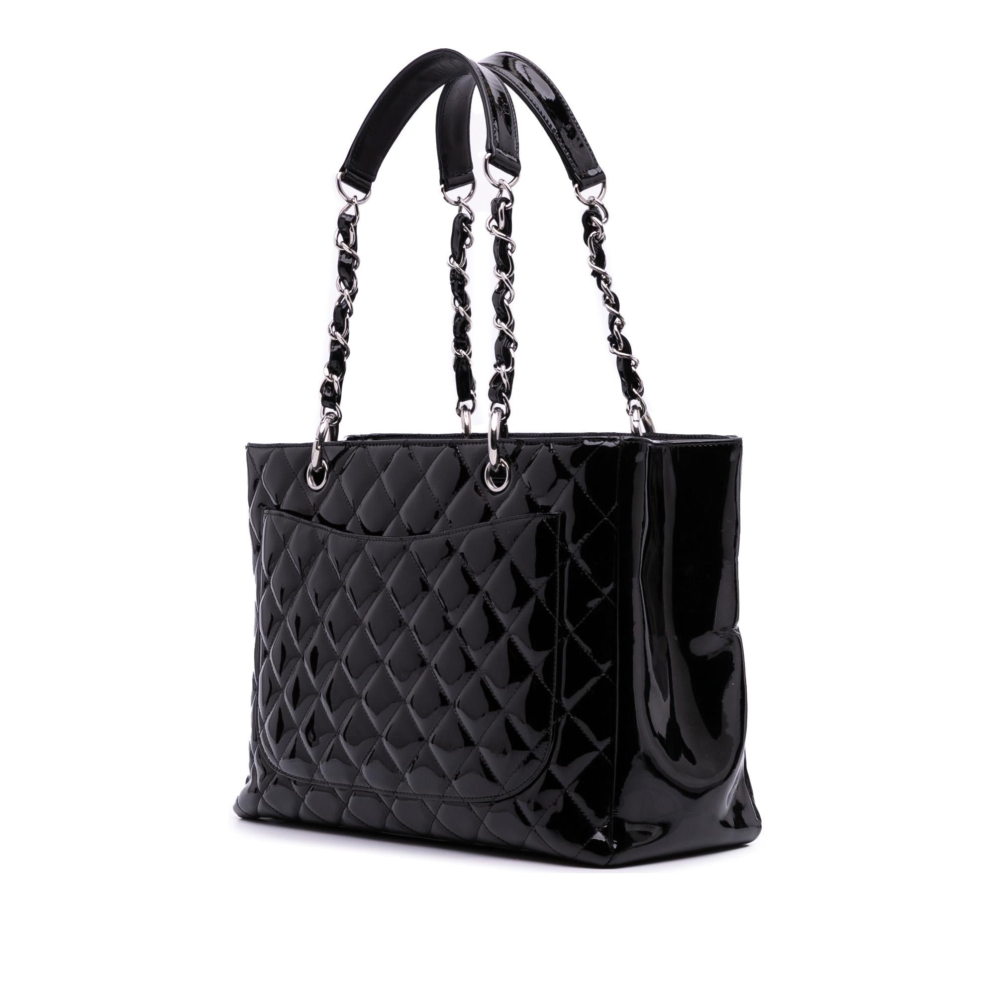 Chanel Patent Grand Shopping Tote