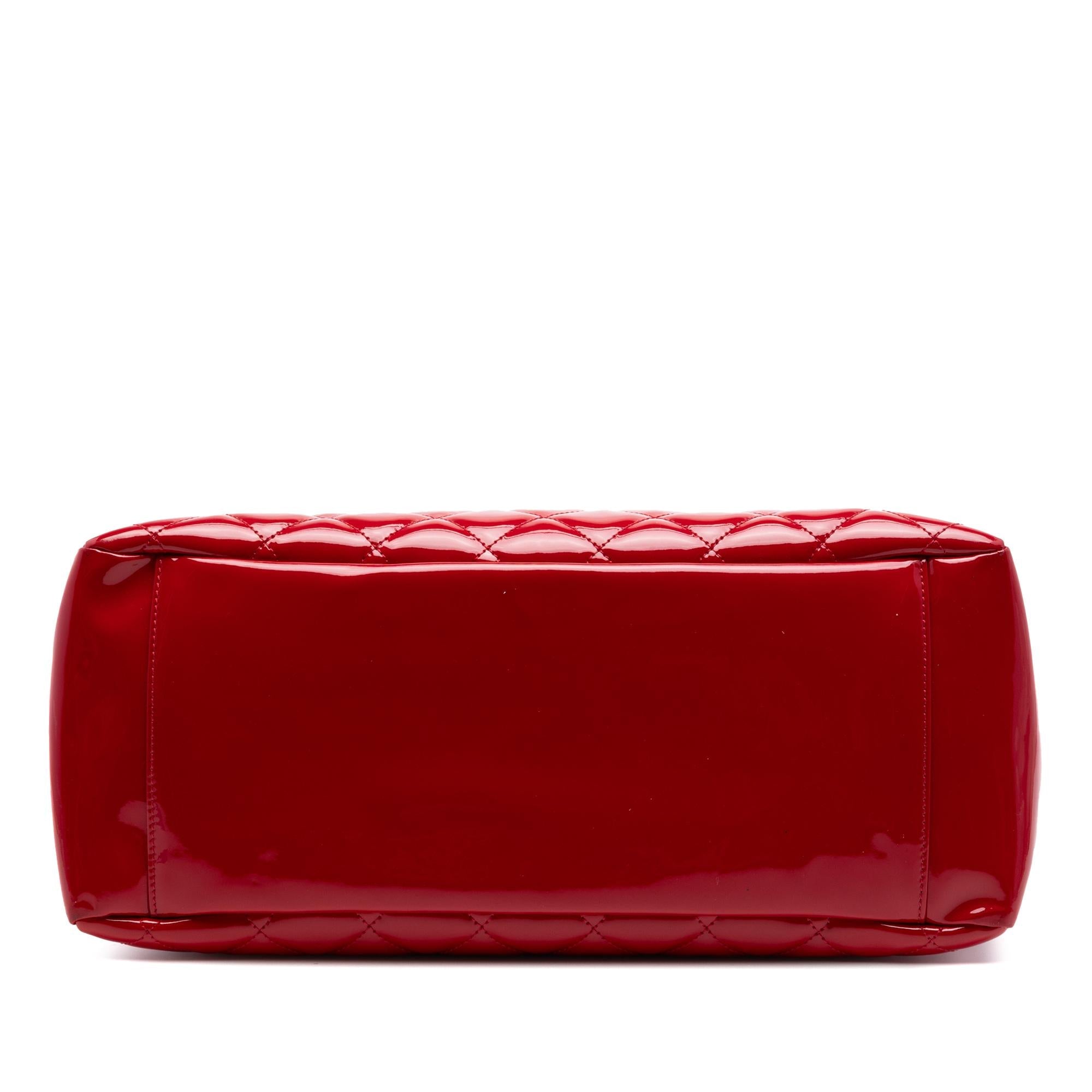 Chanel Patent Grand Shopping Tote