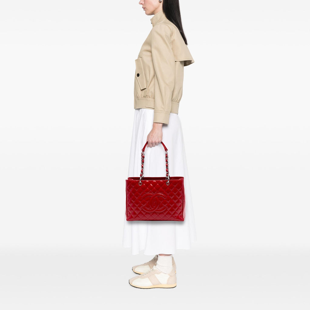 Chanel Patent Grand Shopping Tote