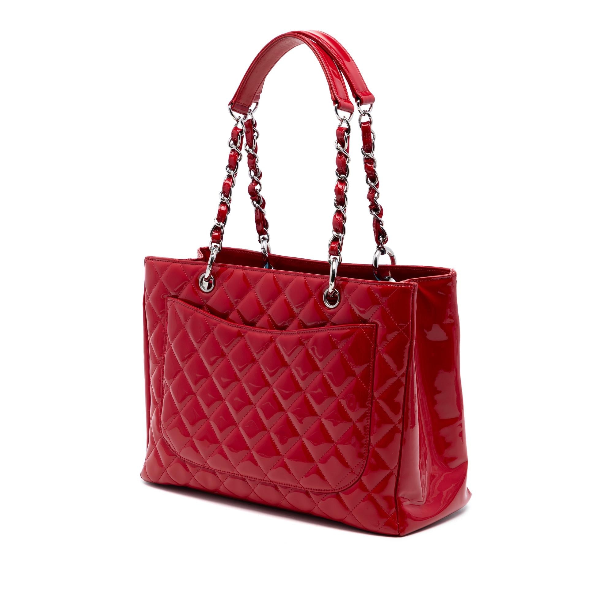Chanel Patent Grand Shopping Tote