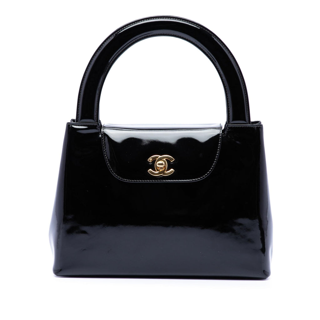 Chanel Patent Kelly Top Handle Flap