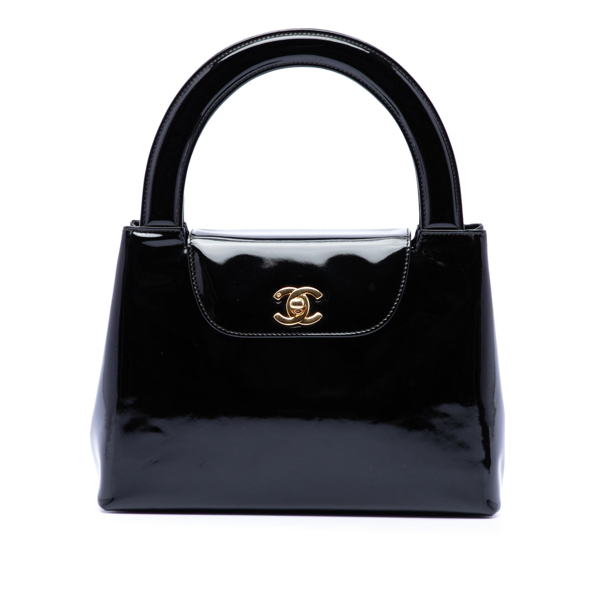 Chanel Patent Kelly Top Handle Flap