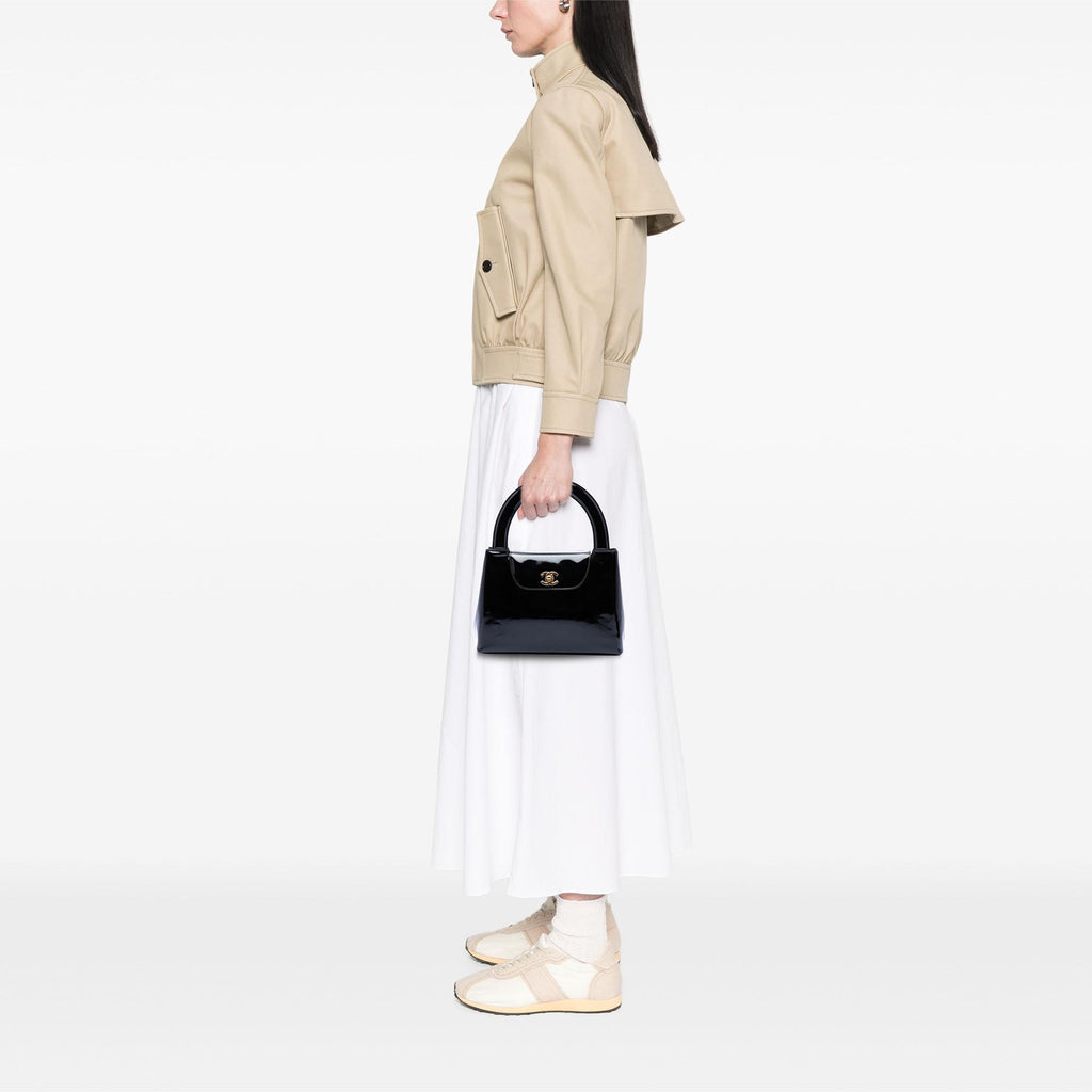 Chanel Patent Kelly Top Handle Flap