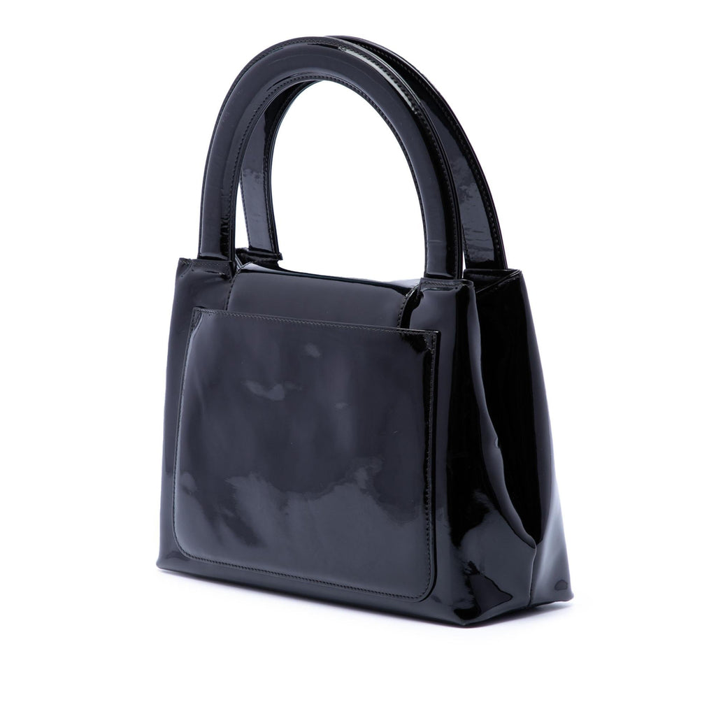 Chanel Patent Kelly Top Handle Flap