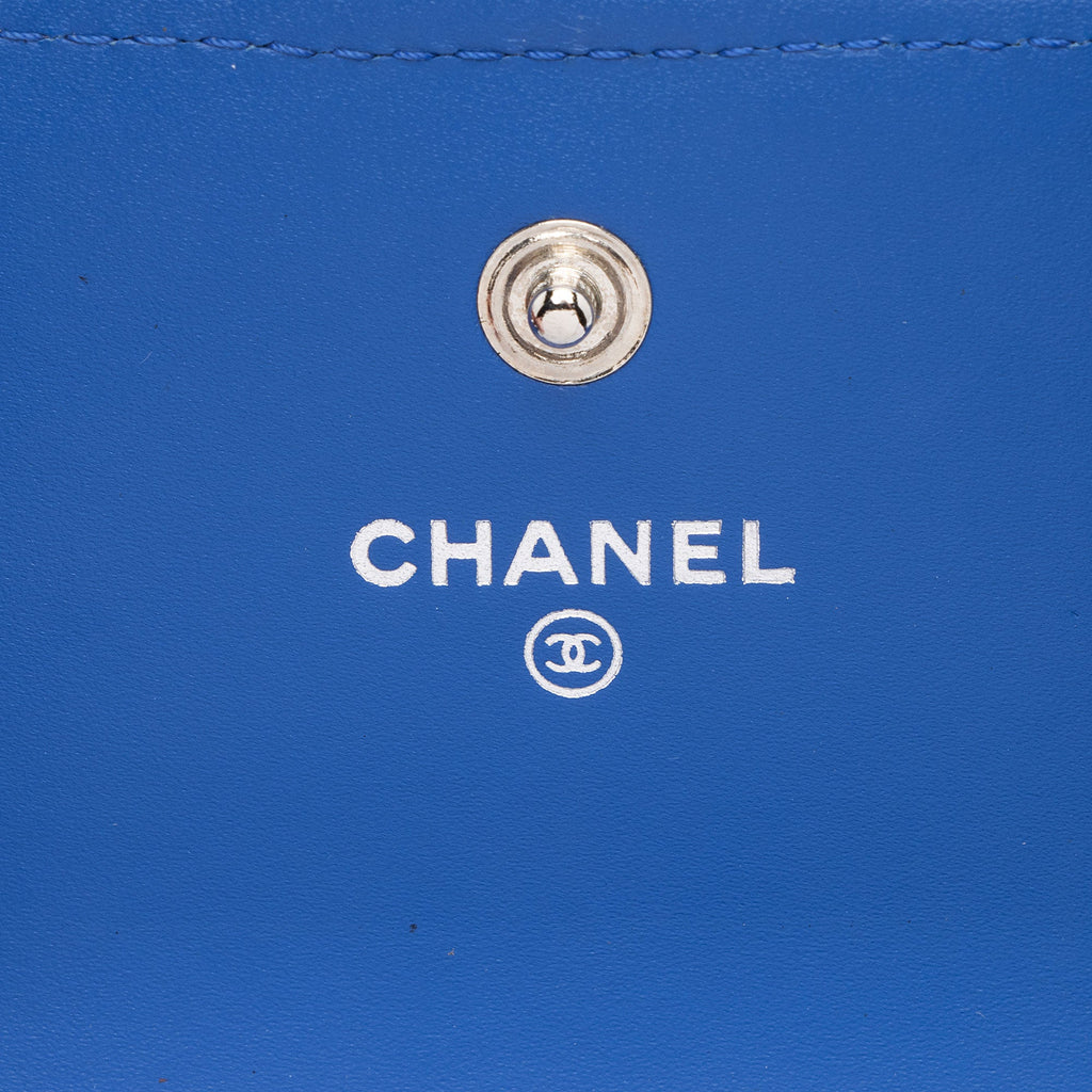 Chanel Patent Leather Boy Continental Wallet