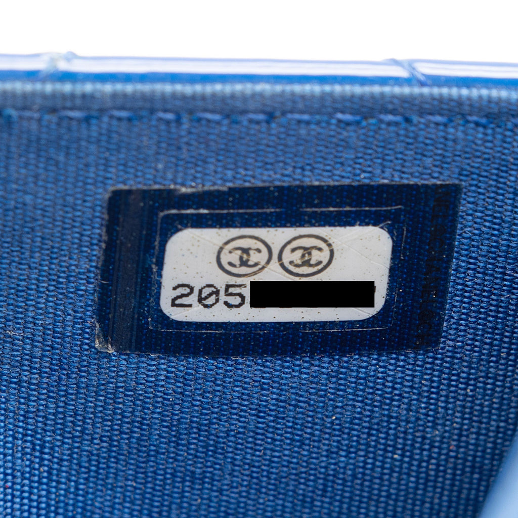 Chanel Patent Leather Boy Wallet on Chain (SHF-sHLroH)