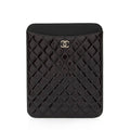 Chanel Patent Leather CC Brilliant iPad Case (SHF-NuaWXc)