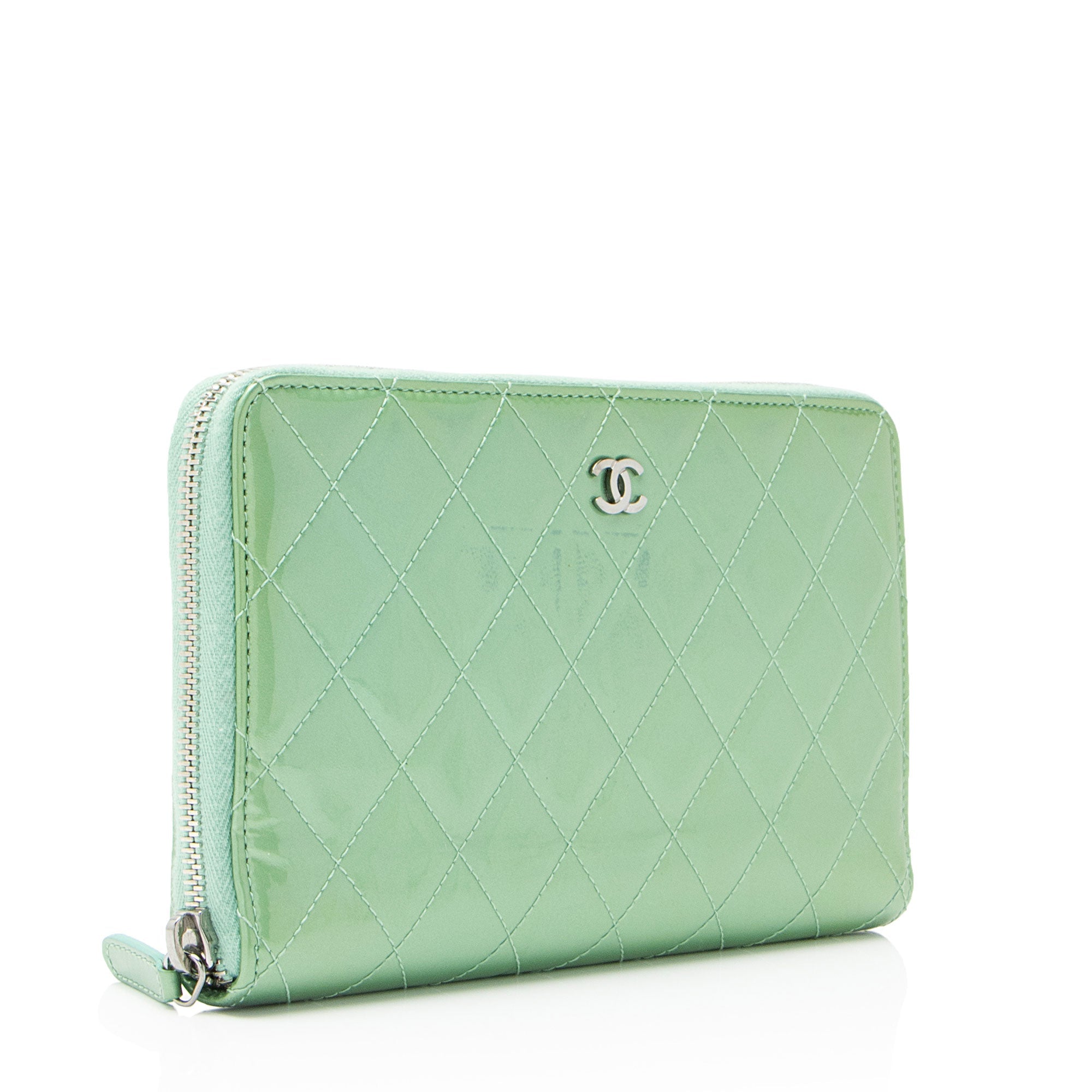 Chanel Patent Leather CC Organizer Wallet