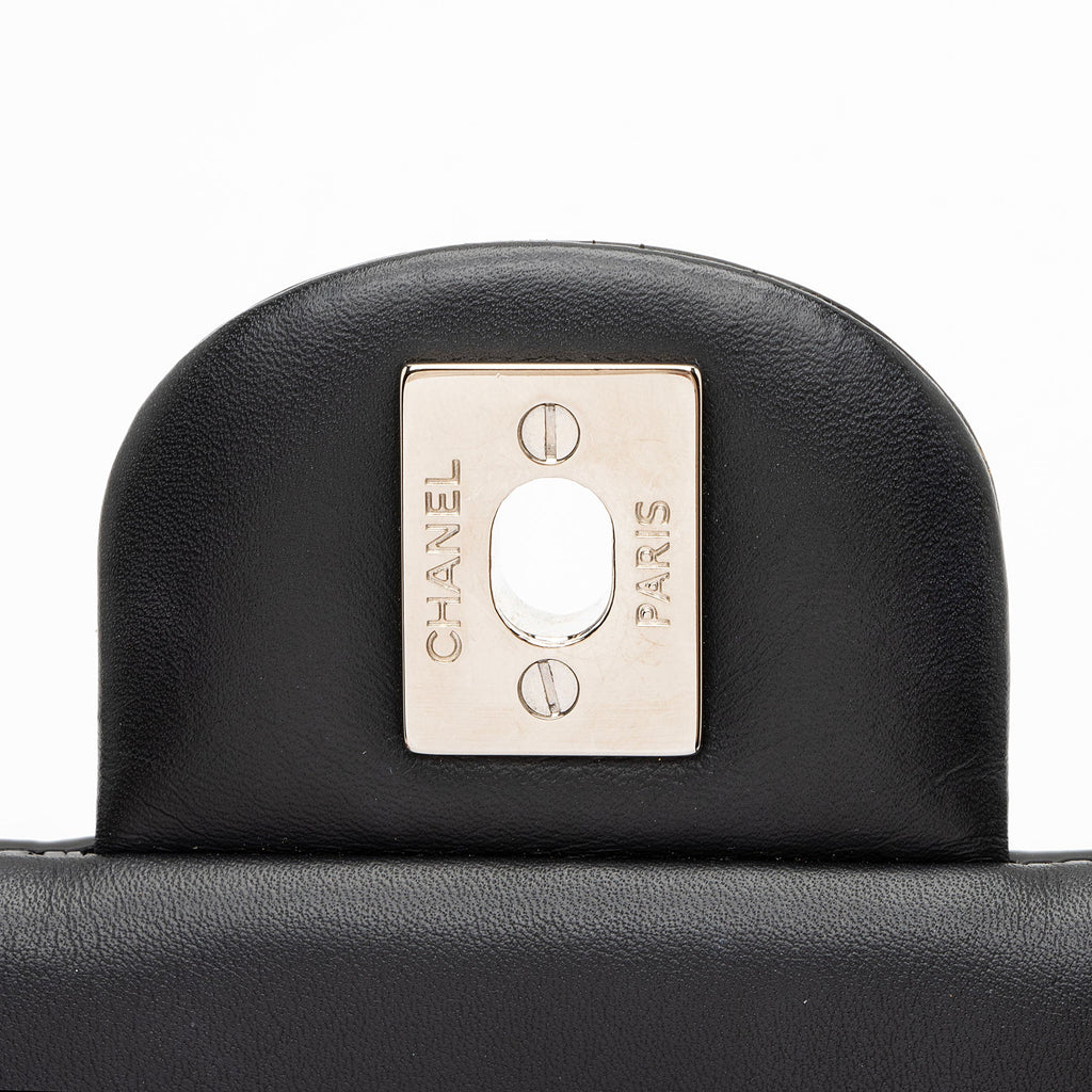 Chanel Patent Leather Classic Chain Flap Clutch