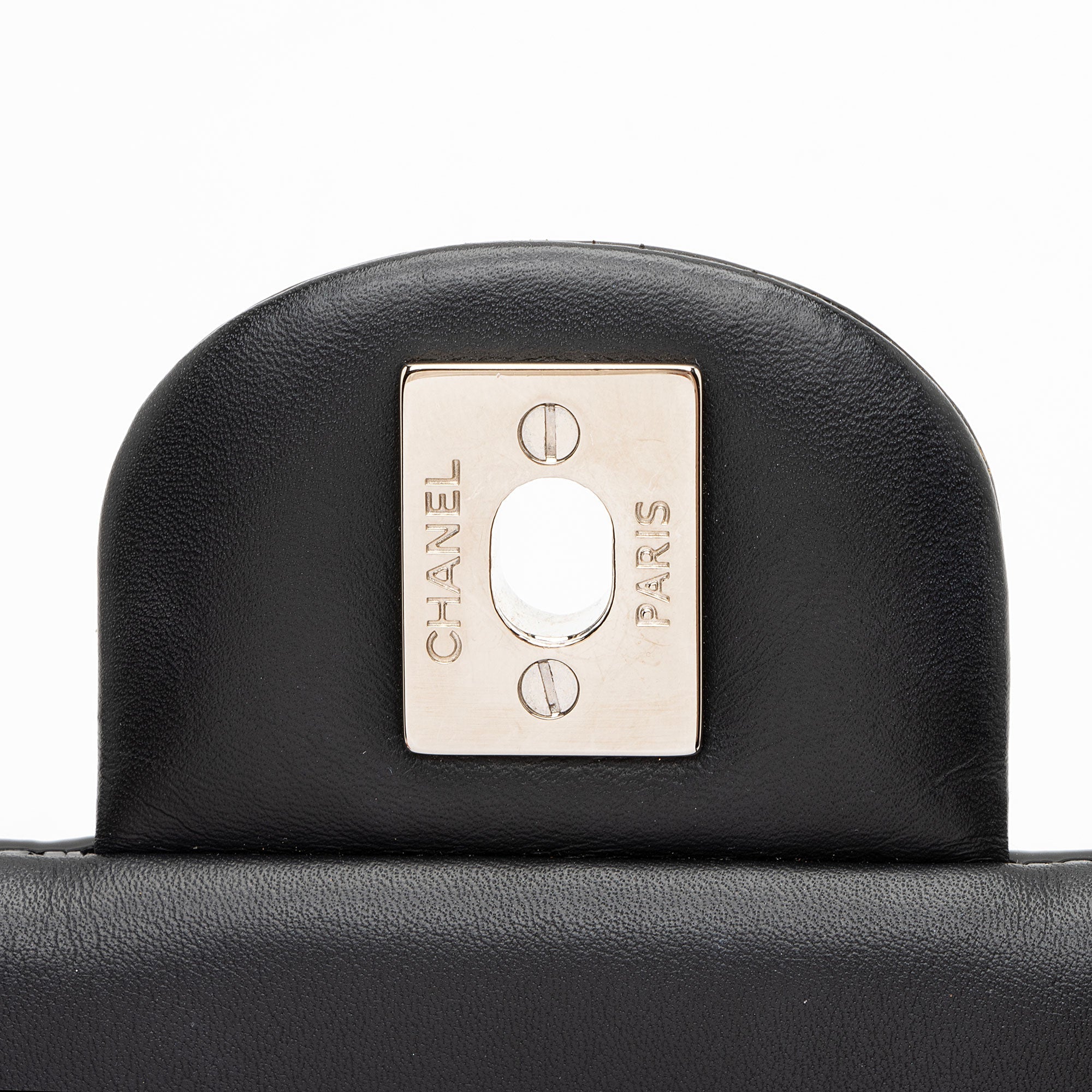 Chanel Patent Leather Classic Chain Flap Clutch