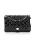 Chanel Patent Leather Classic Chain Flap Clutch