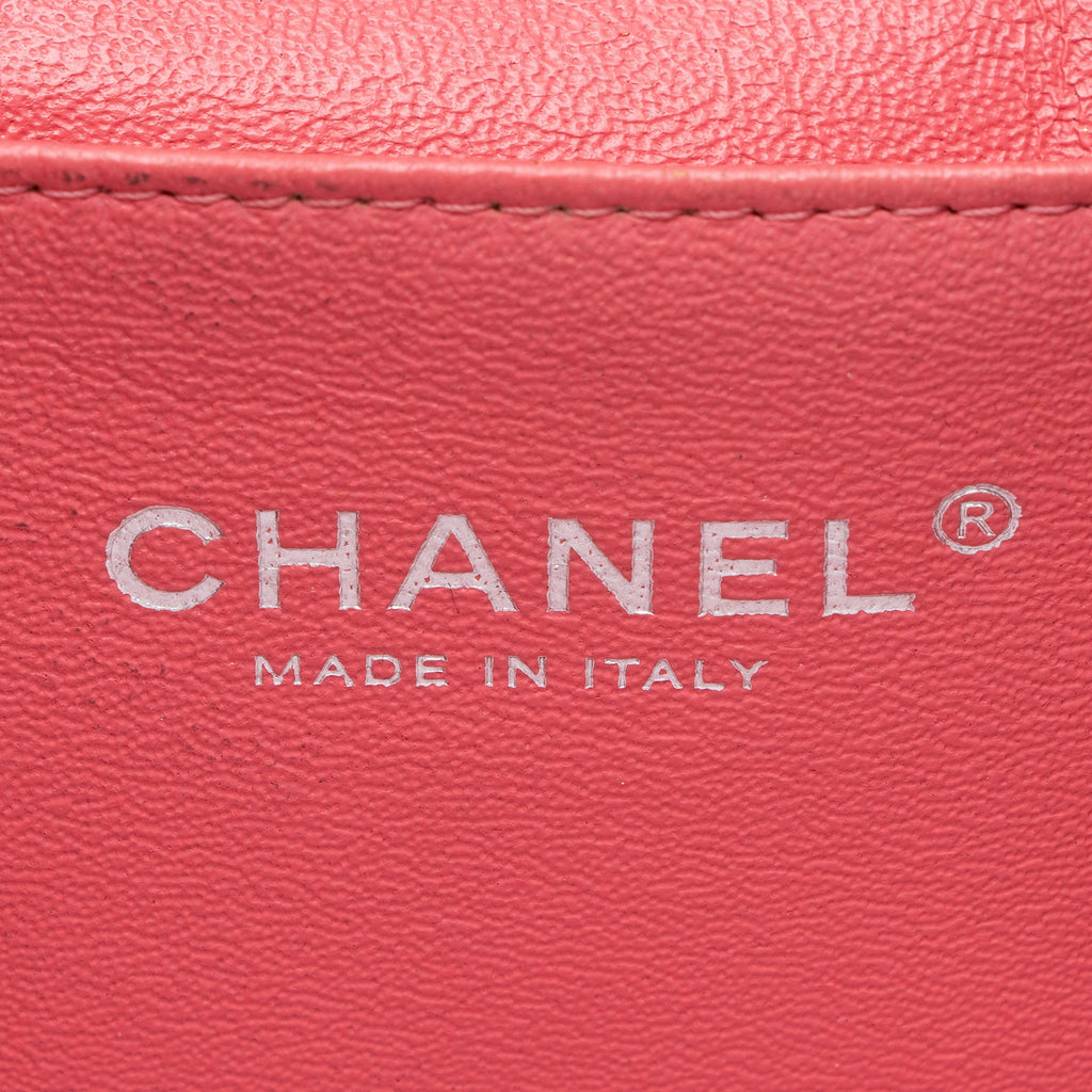 Chanel Patent Leather Classic Chain Flap Clutch
