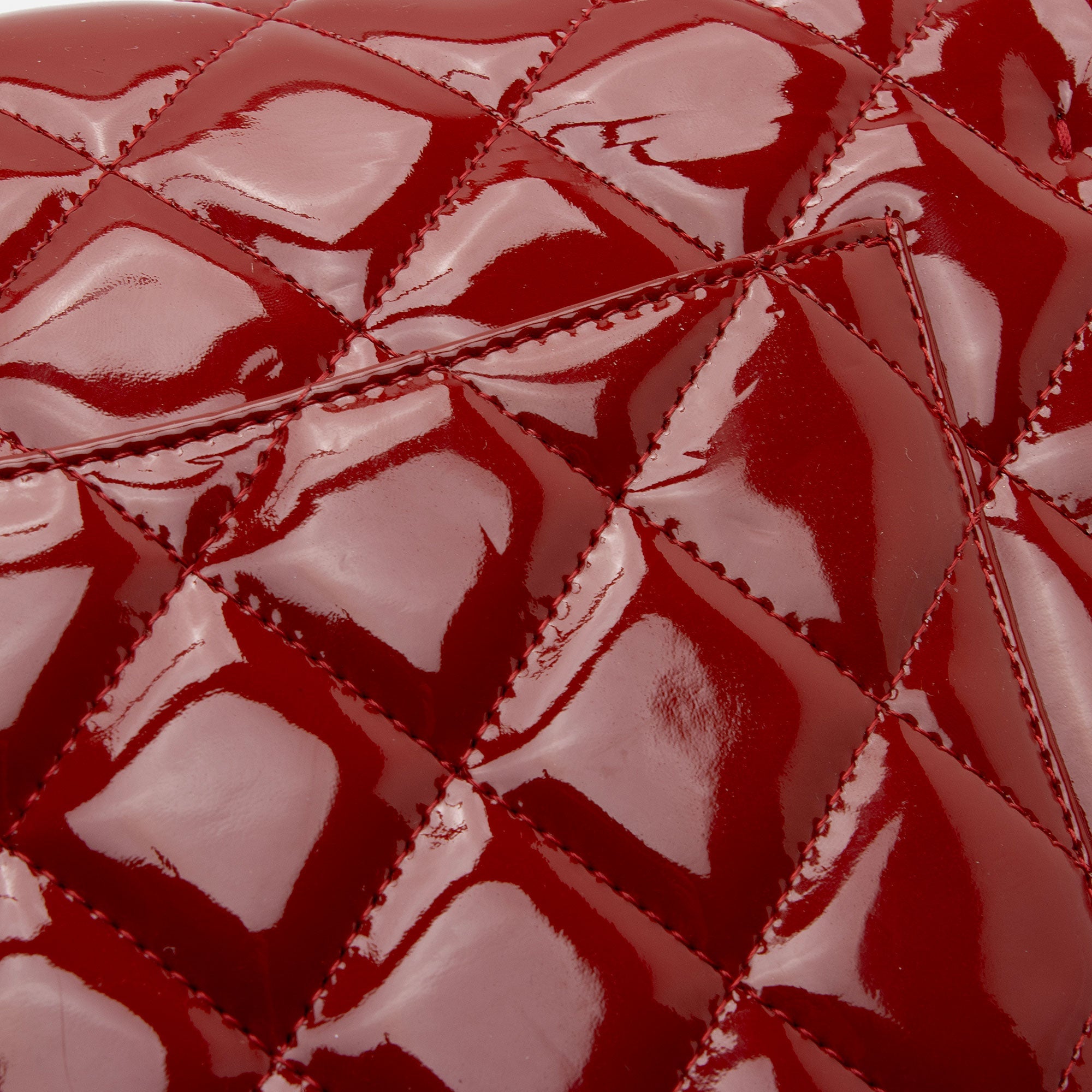 Chanel Patent Leather Classic Jumbo Double Flap Bag