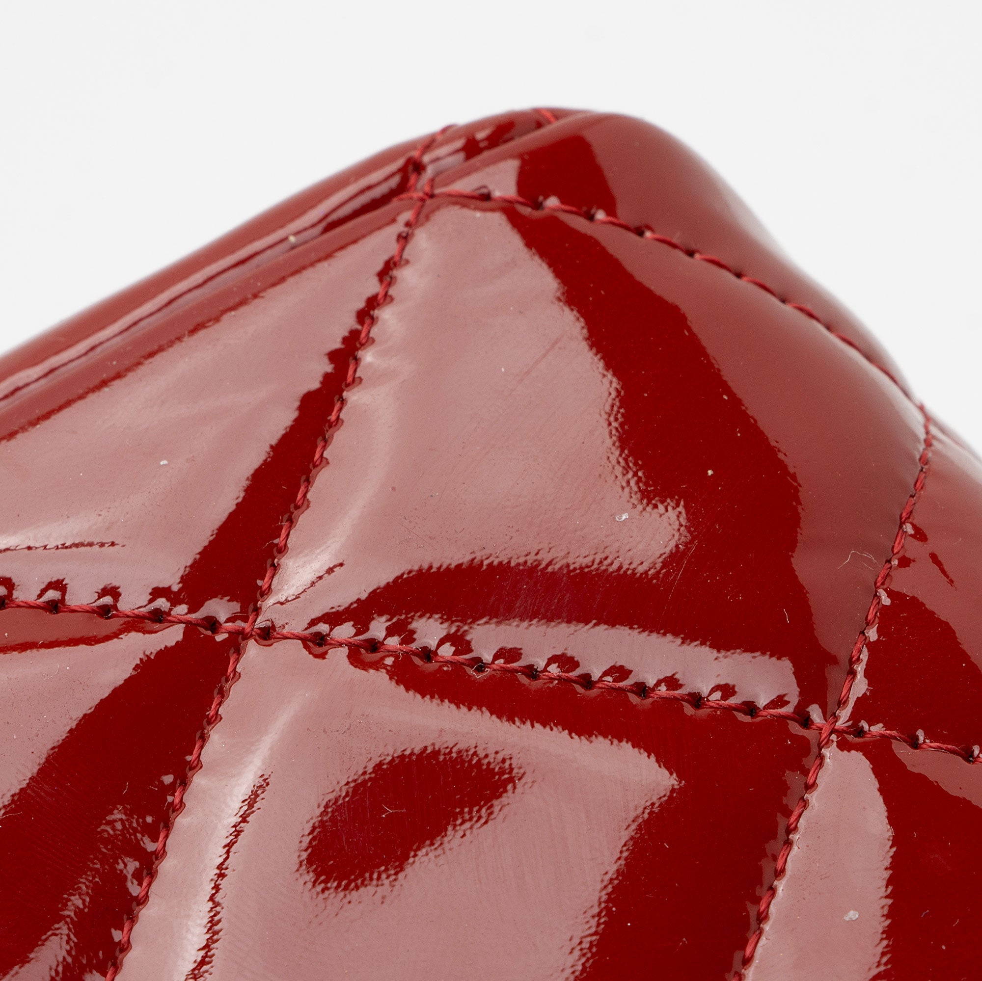 Chanel Patent Leather Classic Jumbo Double Flap Bag
