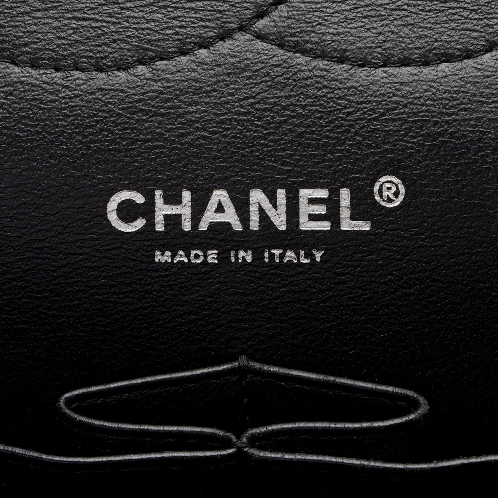 Chanel Patent Leather Classic Jumbo Double Flap Bag (SHF-lMNM0P)